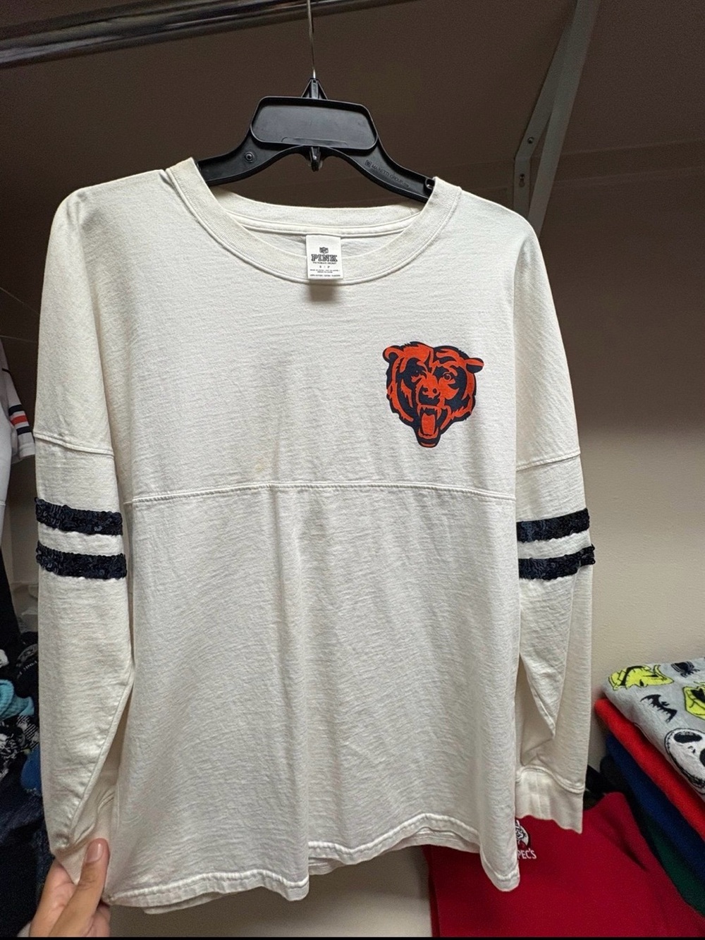 PINK Victoria's Secret NFL Chicago Bears Long-Sleeve Crew